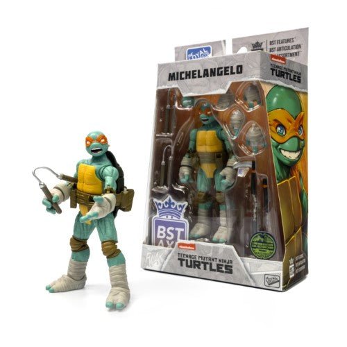 BST AXN Teenage Mutant Ninja Turtles Comic 5-Inch Action Figure - Select Figure(s) Michaelangelo