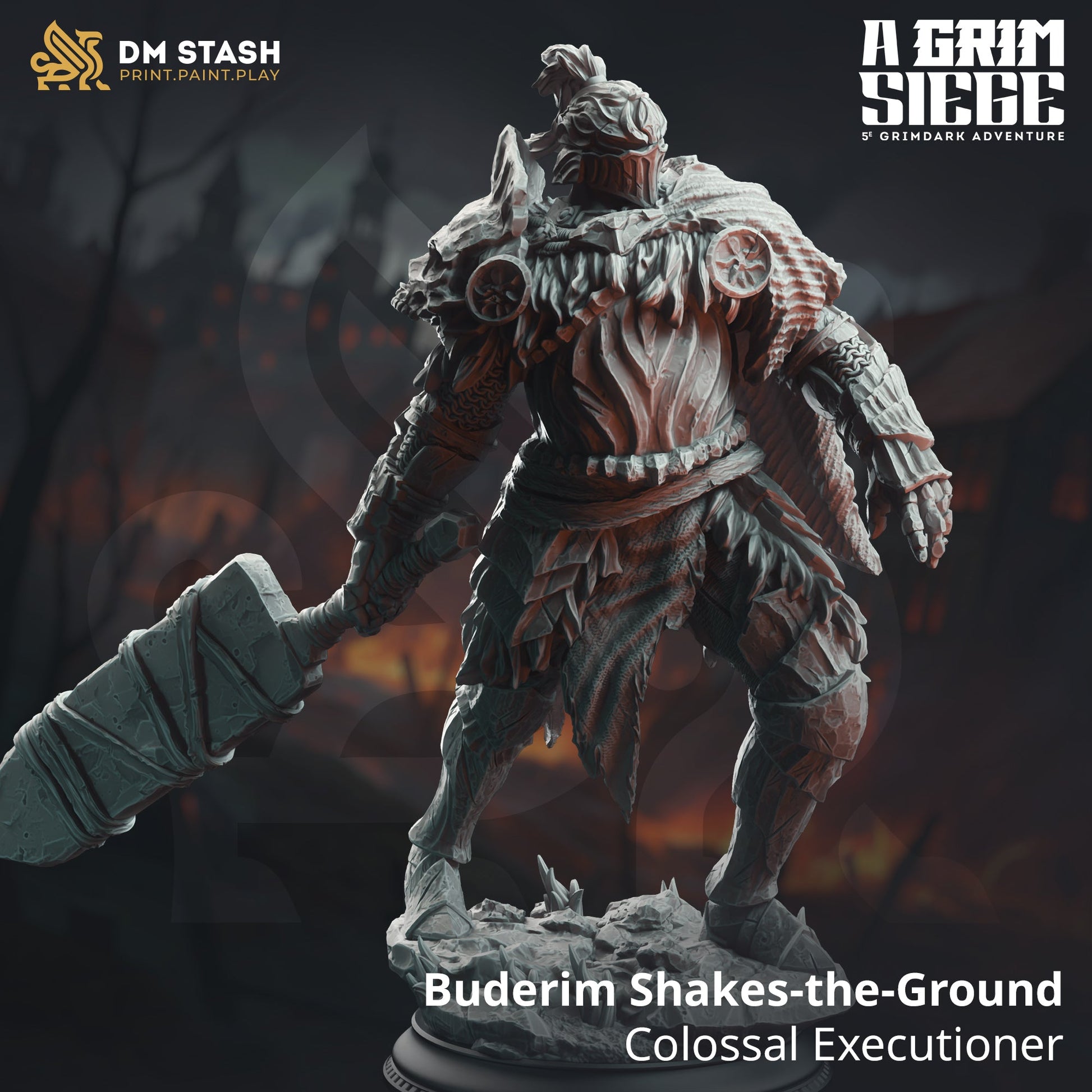Buderim "Shakes-the-Ground", Colossal Executioner (Male Half-Giant Barbarian)