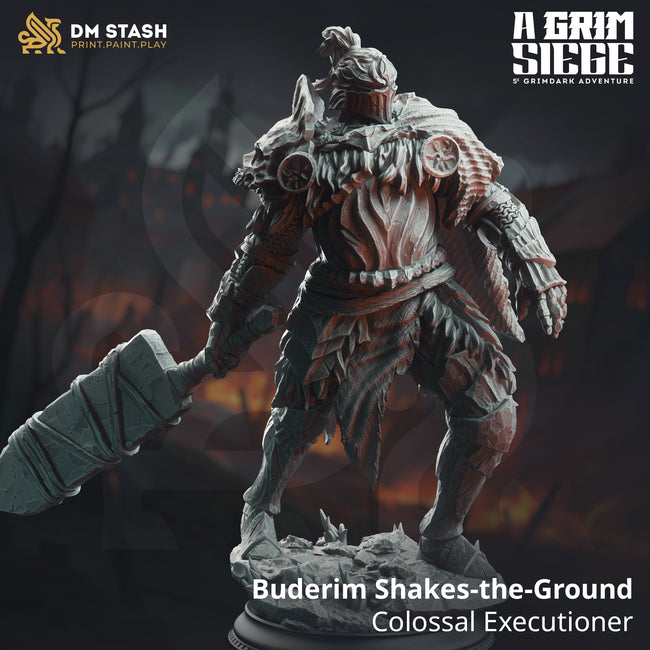Buderim "Shakes-the-Ground", Colossal Executioner (Male Half-Giant Barbarian) Hover Image
