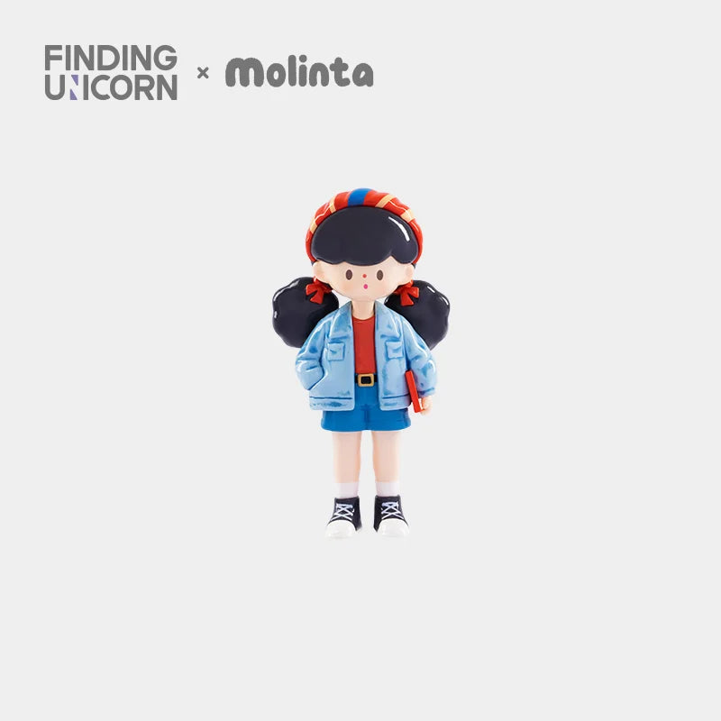 Finding Unicorn Molinta Retro Girls Series Blind Box (1 Blind Box) - Collectors World Toys
