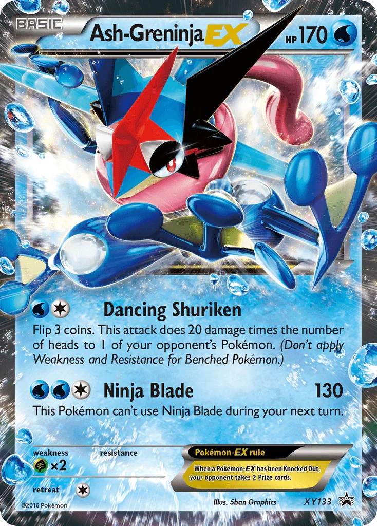 Ash-Greninja EX (XY133) [XY: Black Star Promos] Main image