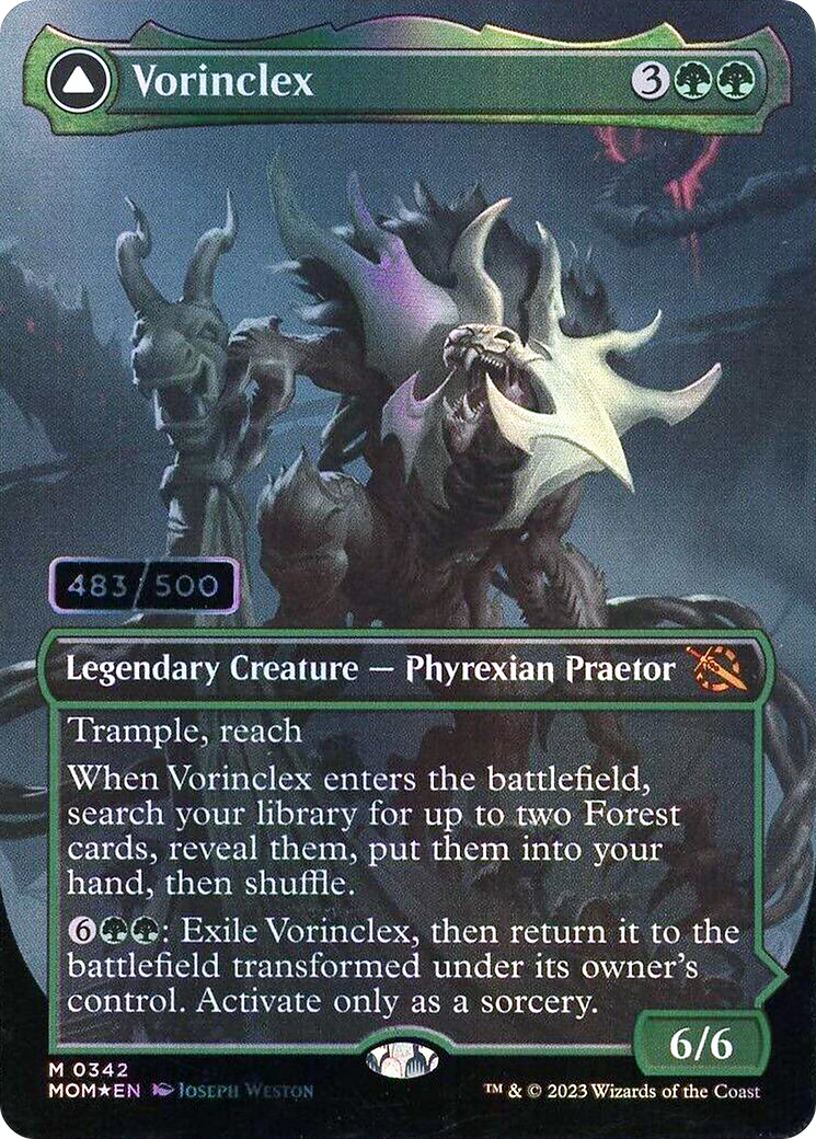 Vorinclex // The Grand Evolution (MOM-342) - March of the Machine (Borderless) Foil