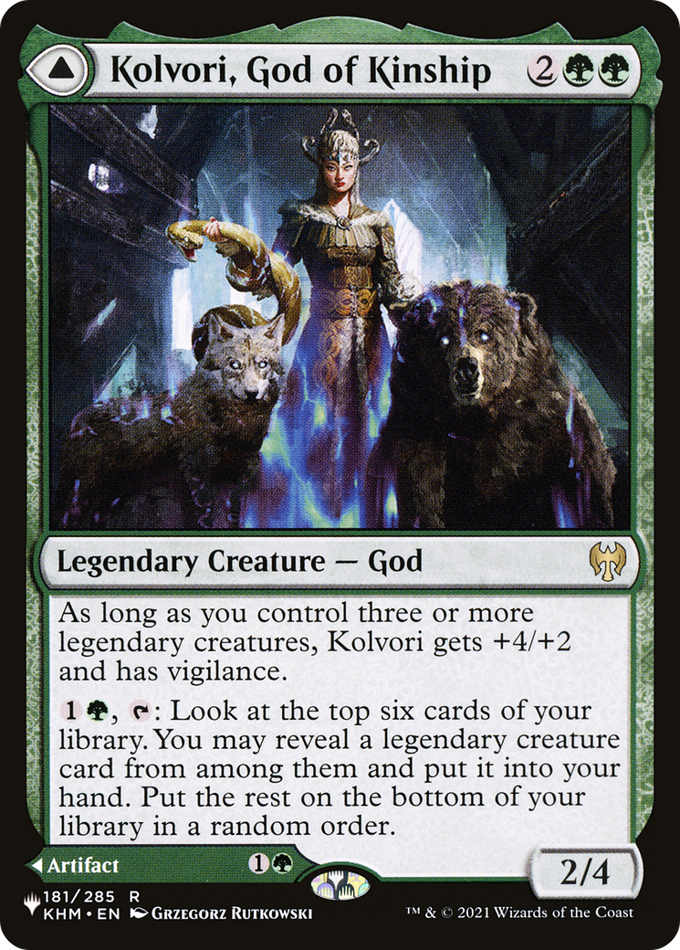 Kolvori, God of Kinship // The Ringhart Crest (LIST-KHM-181) - The List