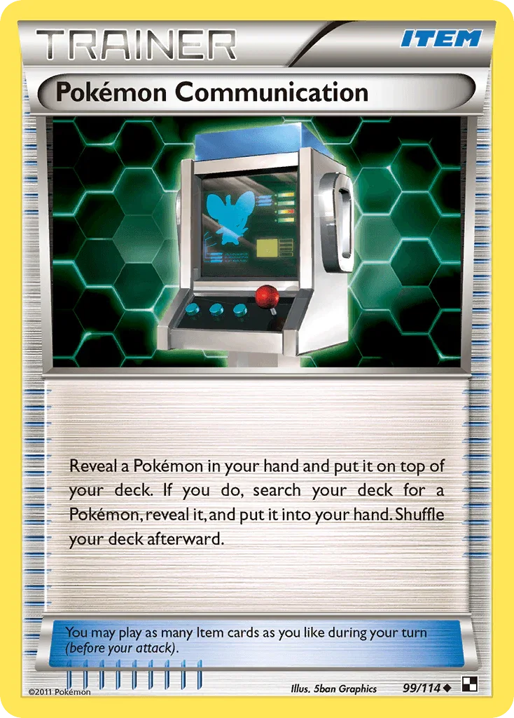 Pokemon Communication (99/114) [Black & White: Base Set] Main image