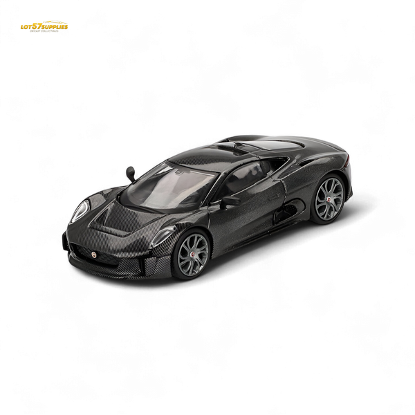 Mini-GT Jaguar C-X75 Test Car - Carbon Fiber #997 1:64 MGT00997