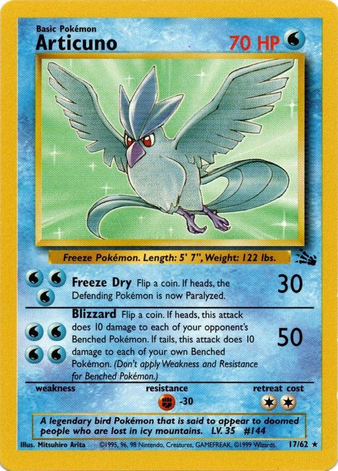 Articuno (17/62) [Fossil Unlimited] Main image