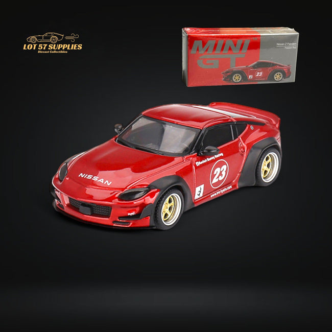 Mini-GT Nissan Z Pandem Passion Red #722 1:64 MGT00722 - Collectors World Toys Hover Image