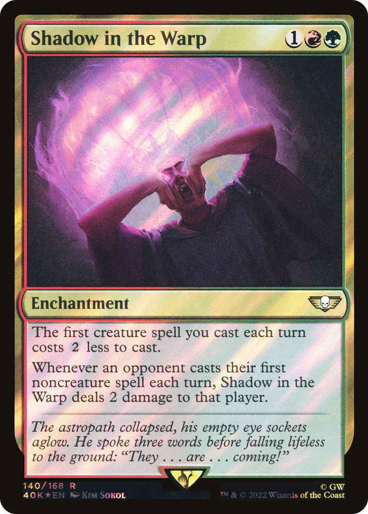 Shadow in the Warp (40K-140★) - Warhammer 40,000 Commander Foil