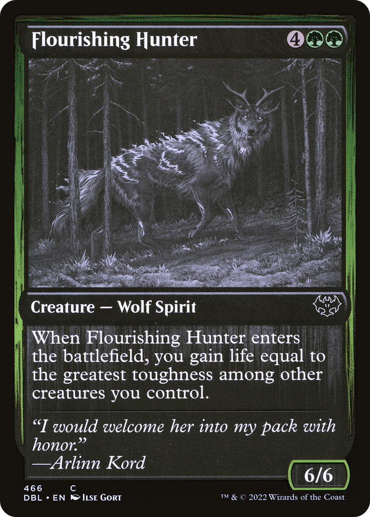 Flourishing Hunter (DBL-466) - Innistrad: Double Feature