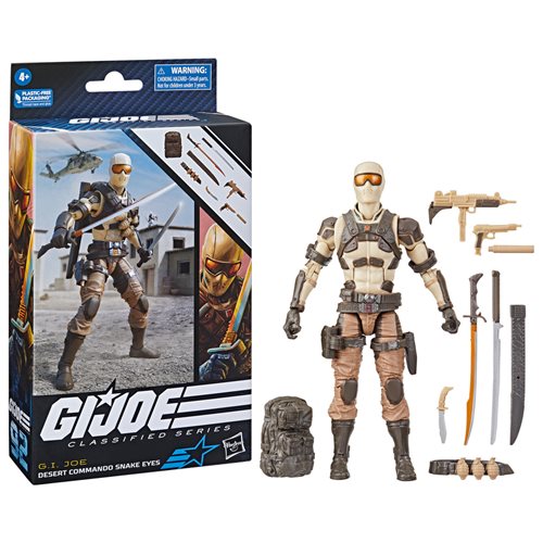 G.I. Joe Classified Series 6-Inch Action Figure - Select Figure(s) Desert Commando Snake Eyes