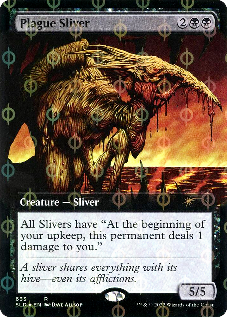 Plague Sliver (SLD-633Φ) - Secret Lair Drop: (Extended Art) Foil