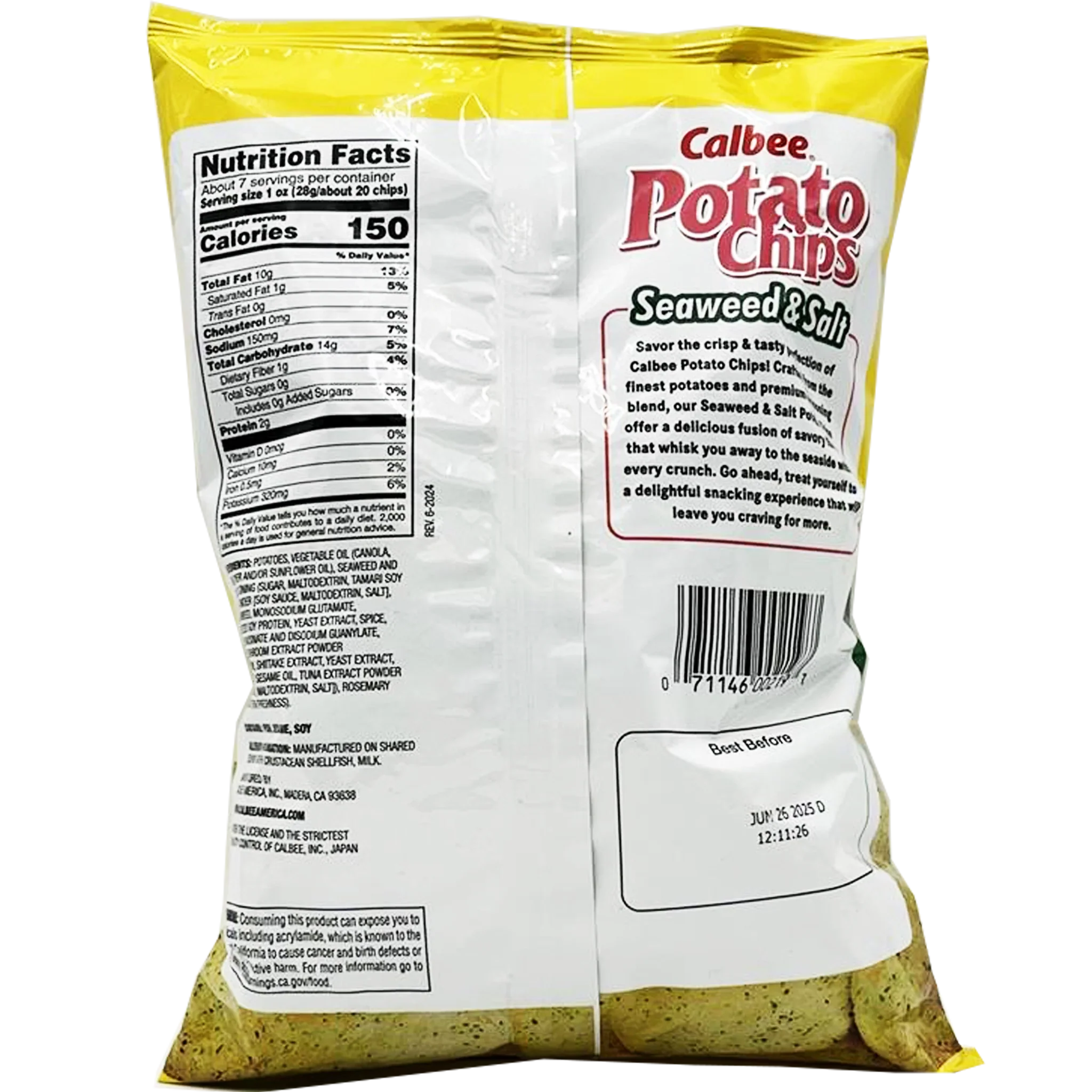 Calbee 7oz Share Size Chips - Collectors World Toys