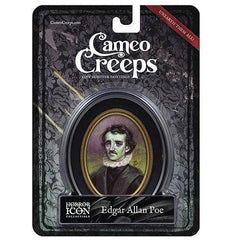 Cameo Creeps Tiny Monster Paintings - Edger Allan Poe - Collectors World Toys