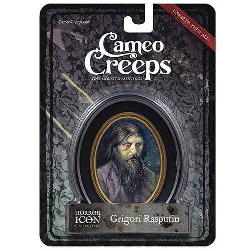 Cameo Creeps Tiny Monster Paintings - Grigori Rasputin - Collectors World Toys