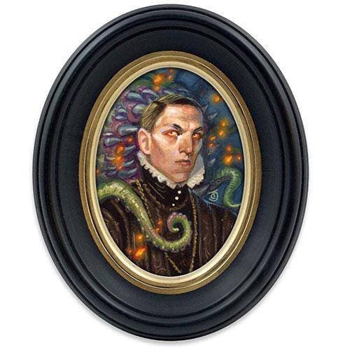 Cameo Creeps Tiny Monster Paintings - H. P. Lovecraft - Collectors World Toys