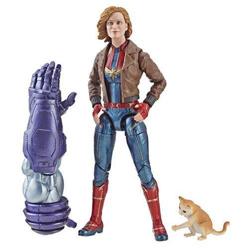 Captain Marvel Marvel Legends 6-Inch Action Figure - Select Figure(s) Captain Marvel in Bomber Jacket Acti