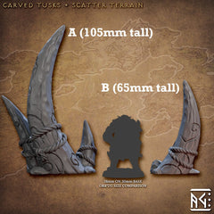 Carved Tusks (Scatter Terrain)