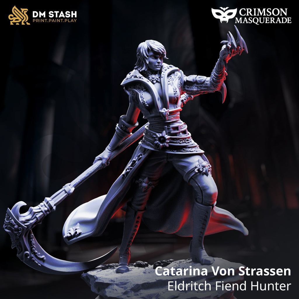 Catarina Von Strassen, Eldritch Fiend Hunter (Female Human Fighter)
