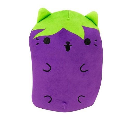 Cats vs Pickles Jumbo 8-Inch Plush - Select Figure(s) #021 Eggplant