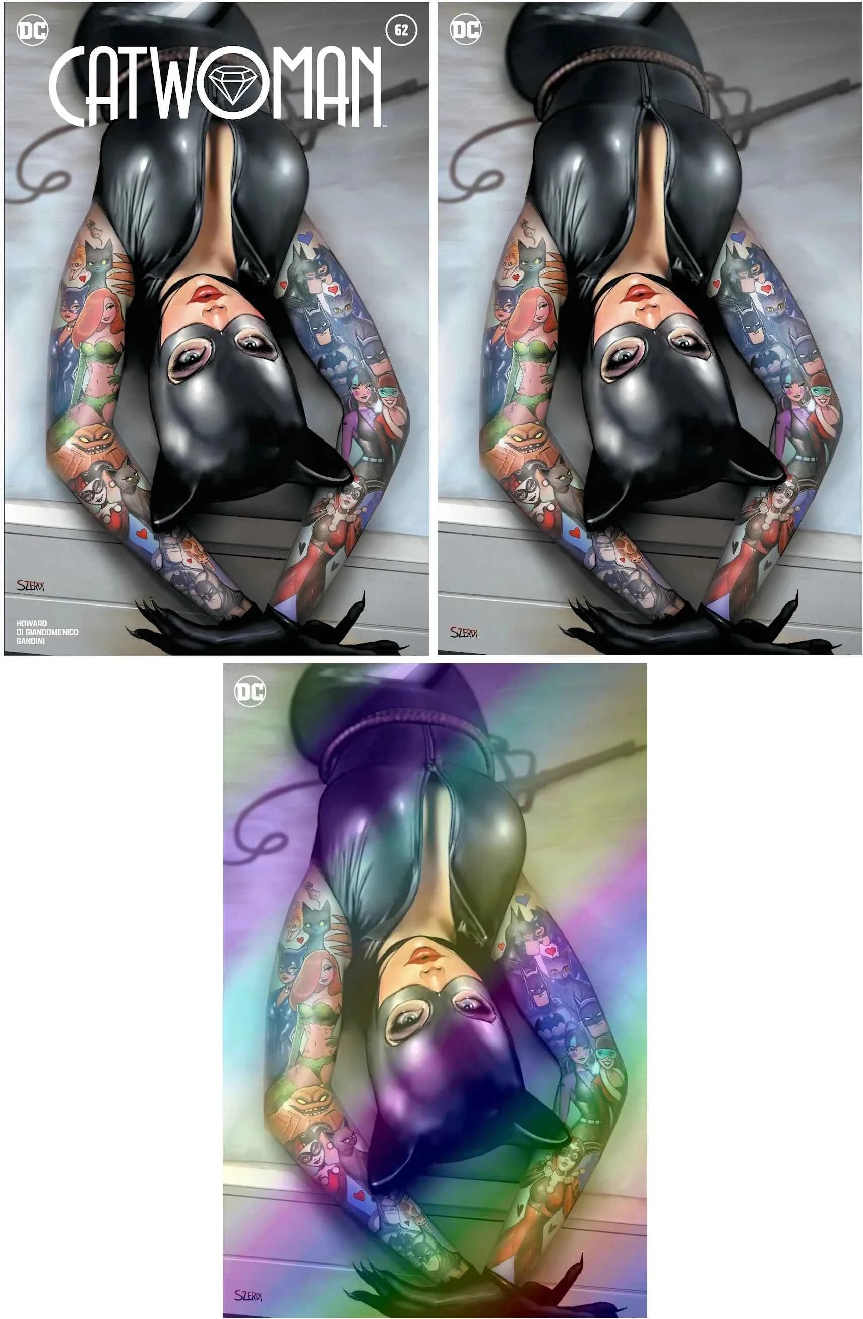 CATWOMAN #62 (NATHAN SZERDY EXCLUSIVE TRADE/VIRGIN/FOIL VARIANT SET)(2024) Main image