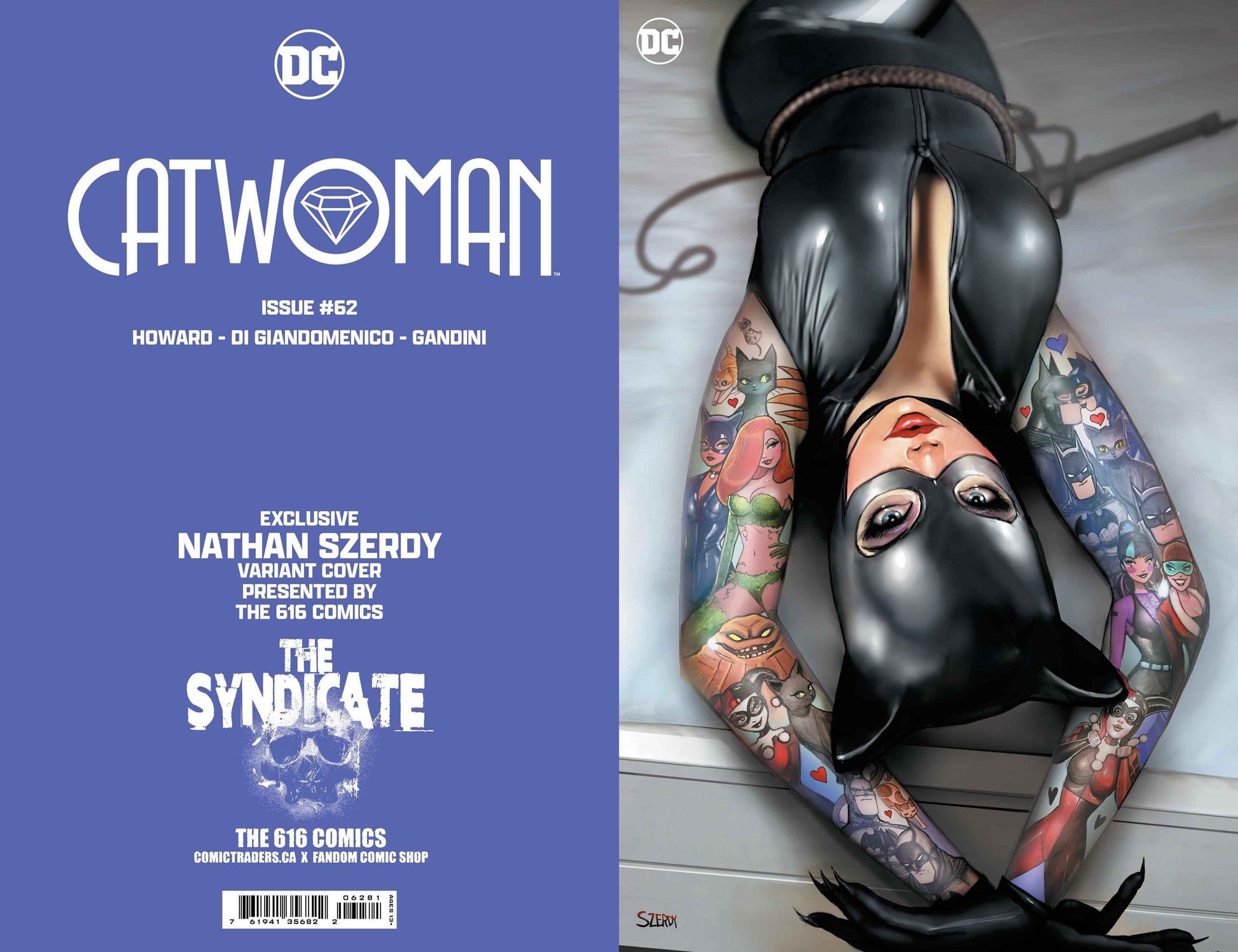 CATWOMAN #62 (NATHAN SZERDY EXCLUSIVE TRADE/VIRGIN VARIANT SET)(2024)