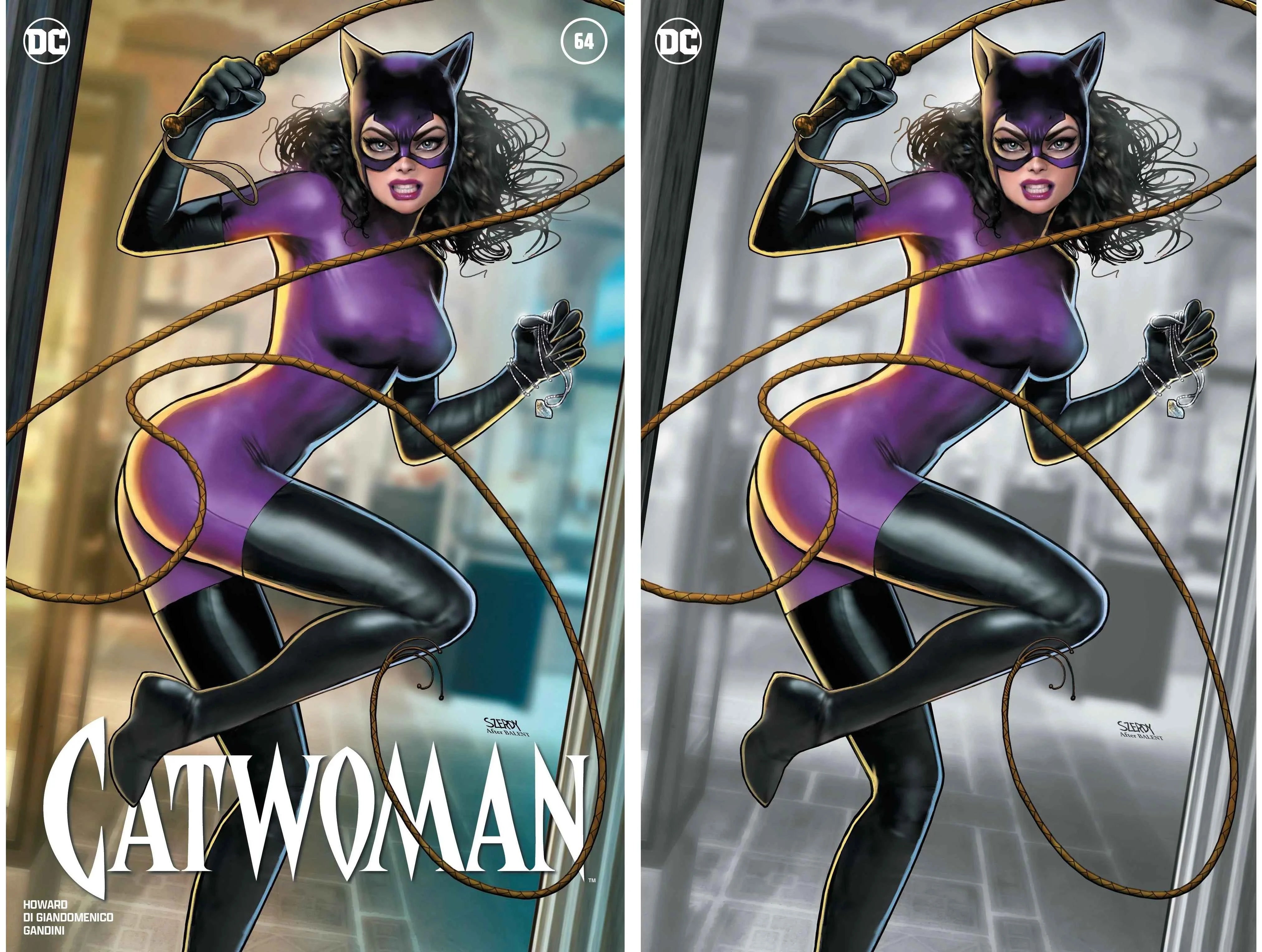 CATWOMAN #64 (NATHAN SZERDY EXCLUSIVE TRADE/VIRGIN VARIANT SET)(2024) ~ DC Comics Main image