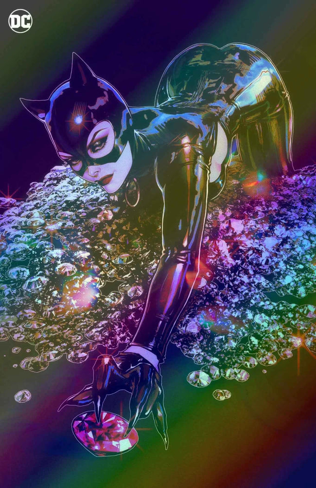 CATWOMAN #64 (SOZOMAIKA EXCLUSIVE C2E2 FOIL VARIANT)(2024) COMIC BOOK ~ DC Comics Hover Image