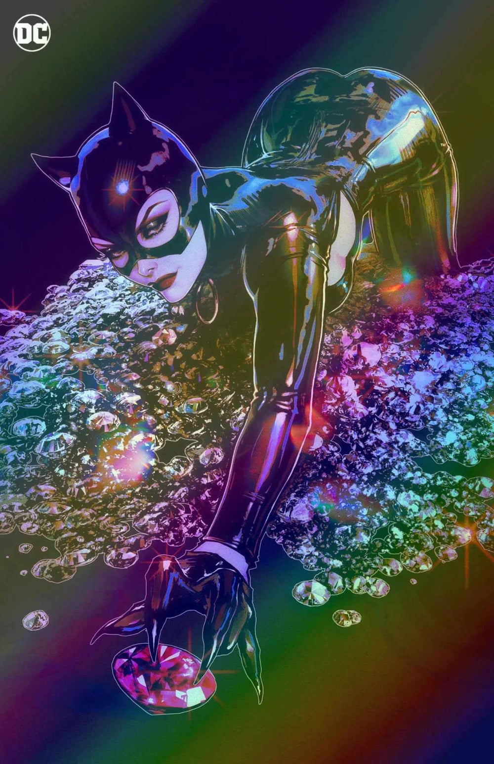 CATWOMAN #64 (SOZOMAIKA EXCLUSIVE C2E2 FOIL VARIANT)(2024) COMIC BOOK ~ DC Comics