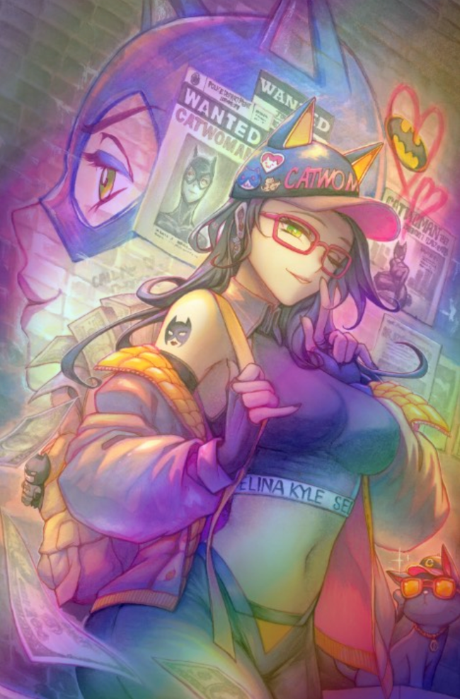 CATWOMAN #66 (RACHTA LIN & LOBOS EXCLUSIVE FOIL VARIANT COMIC BOOK SET)(2024) Main Image