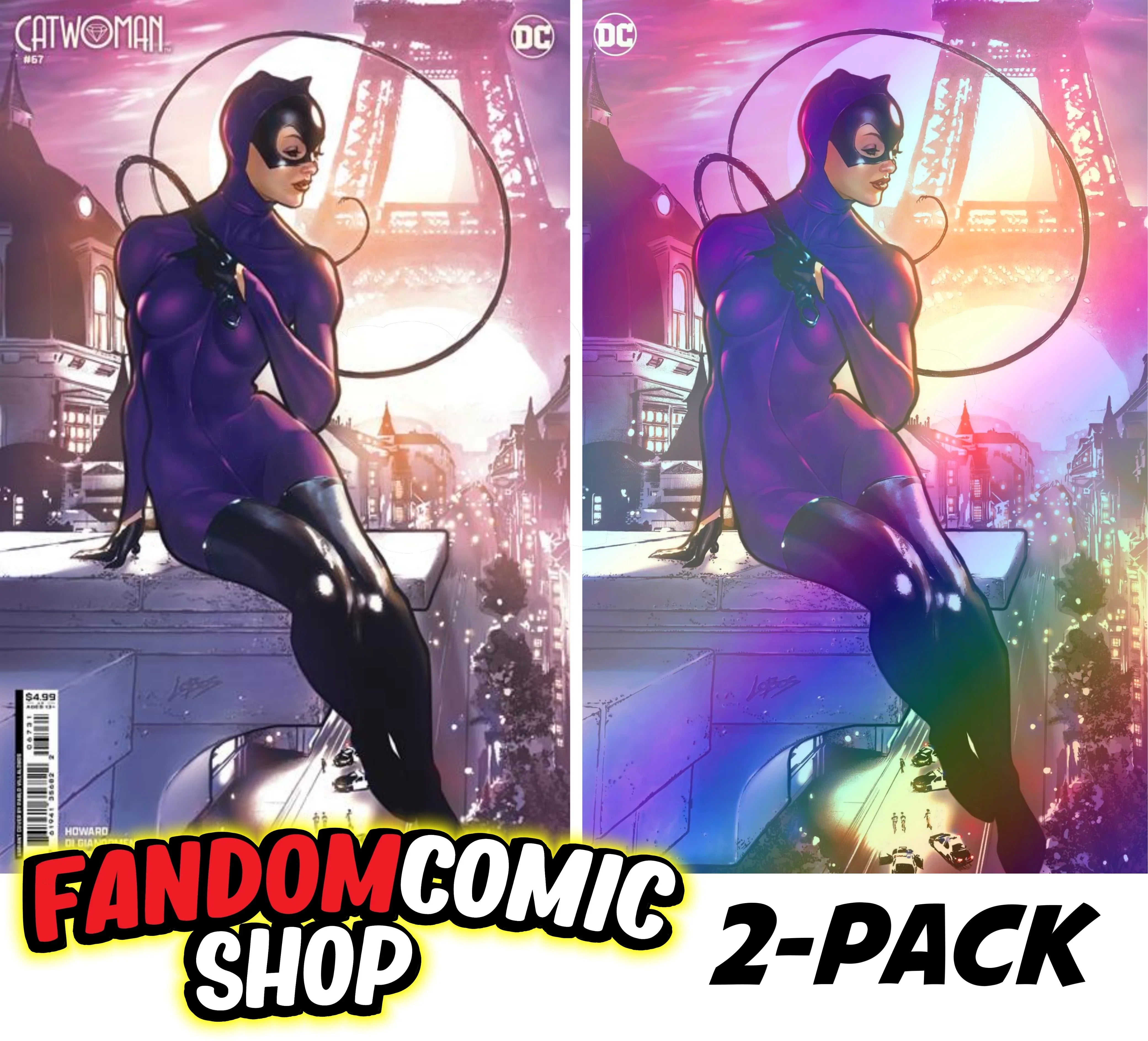 CATWOMAN #67 (LOBOS VARIANT & EXCLUSIVE FOIL VIRGIN VARIANT SET)(2024) Main image