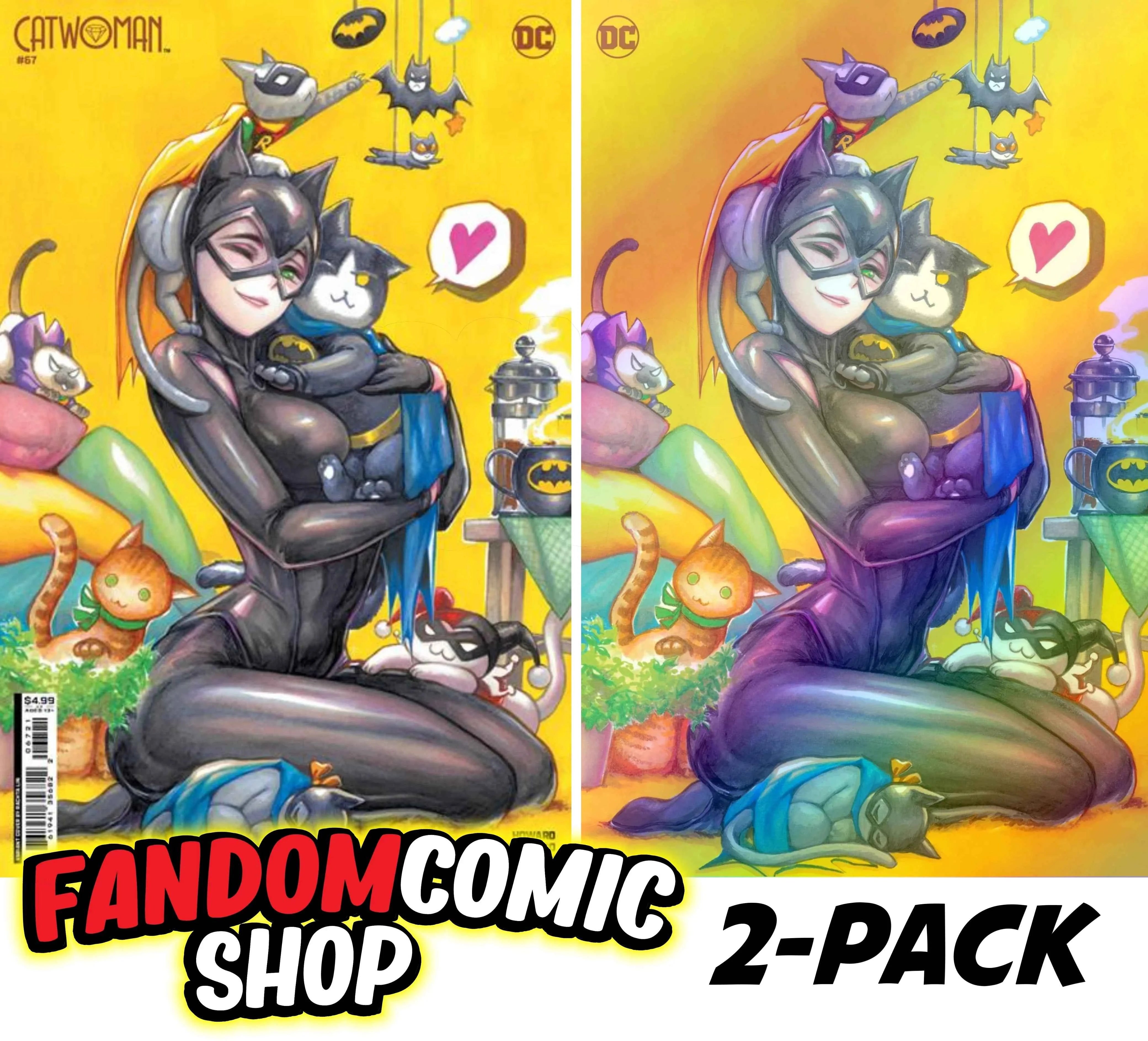 CATWOMAN #67 (RACHTA LIN VARIANT & EXCLUSIVE FOIL VIRGIN VARIANT SET)(2024) Main image