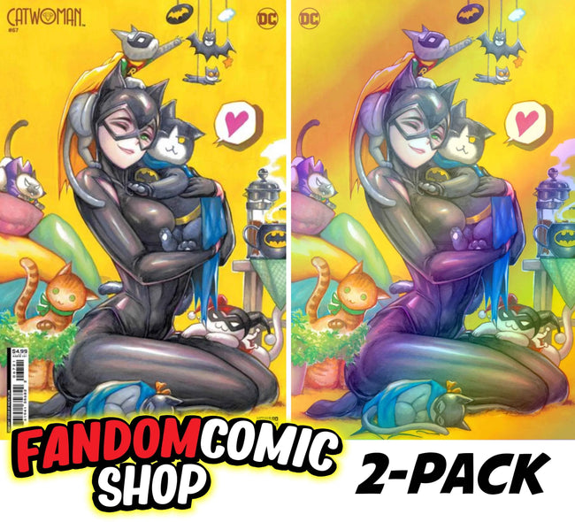 CATWOMAN #67 (RACHTA LIN VARIANT & EXCLUSIVE FOIL VIRGIN VARIANT SET)(2024) Hover Image