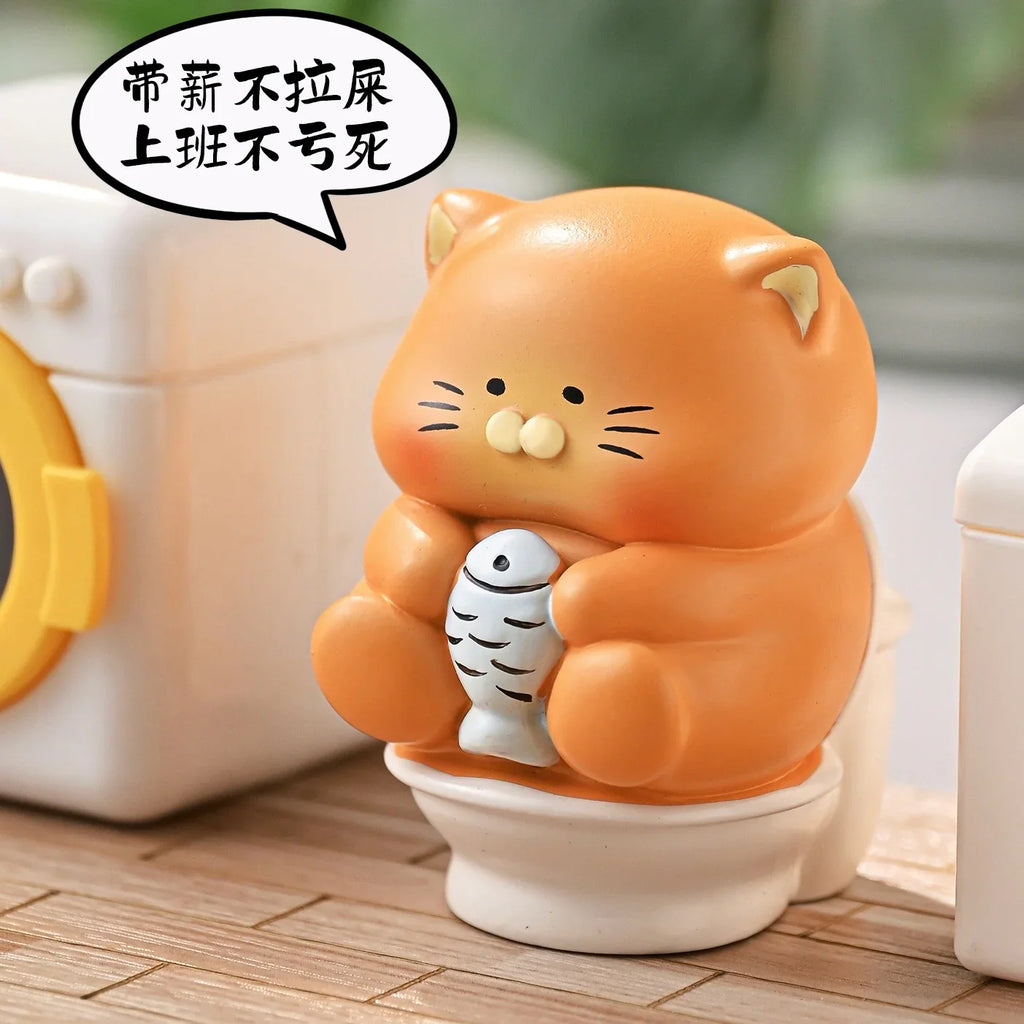 OFFICE CATS FIGURINE BLIND BOX (1 Blind Box) - Collectors World Toys