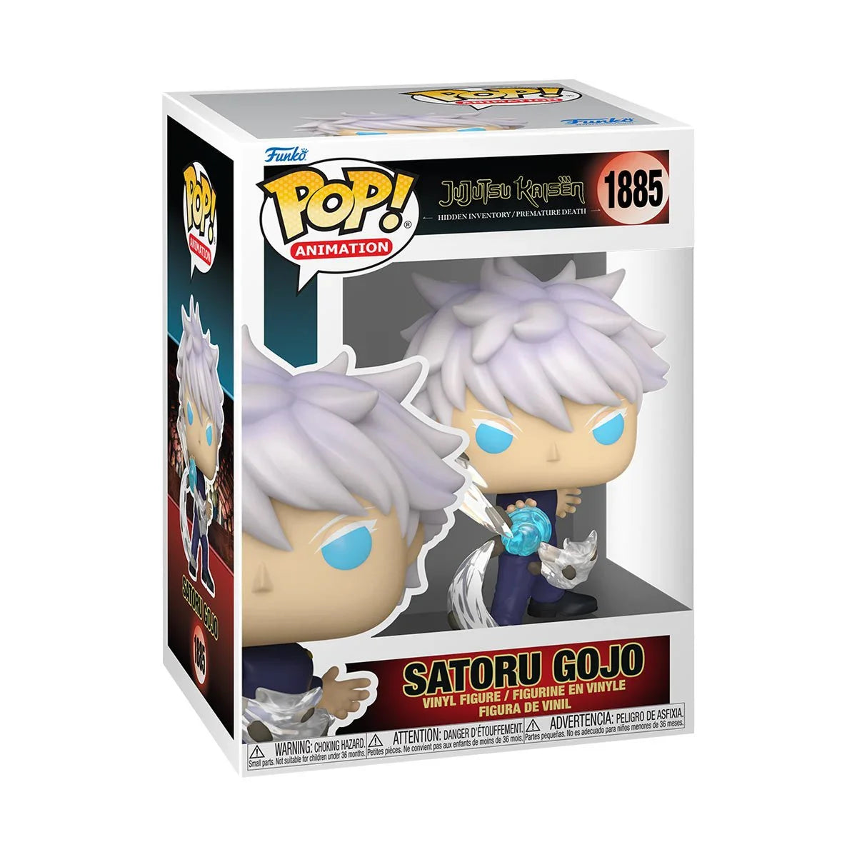 Jujutsu Kaisen Satoru Gojo (Hidden Inv) Funko Pop! Vinyl Figure #1885 Secondary image