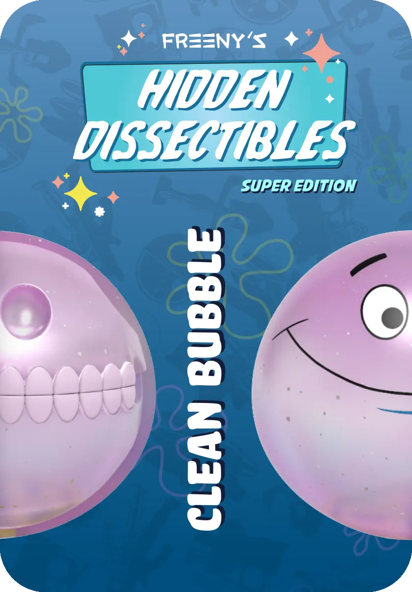 Freeny’s Hidden Dissectibles : SpongeBob SquarePants Series 04 (Super Edition) Blind Box (1 Blind Box) - Collectors World Toys