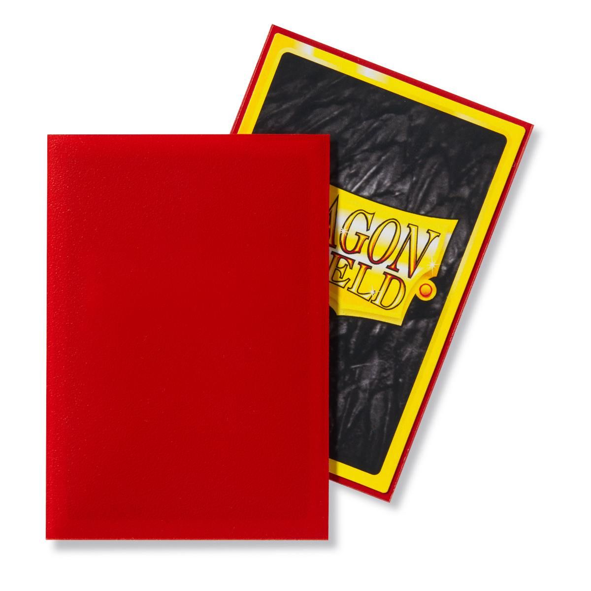 Dragon Shield: Japanese Size 60ct Sleeves - Crimson (Matte)