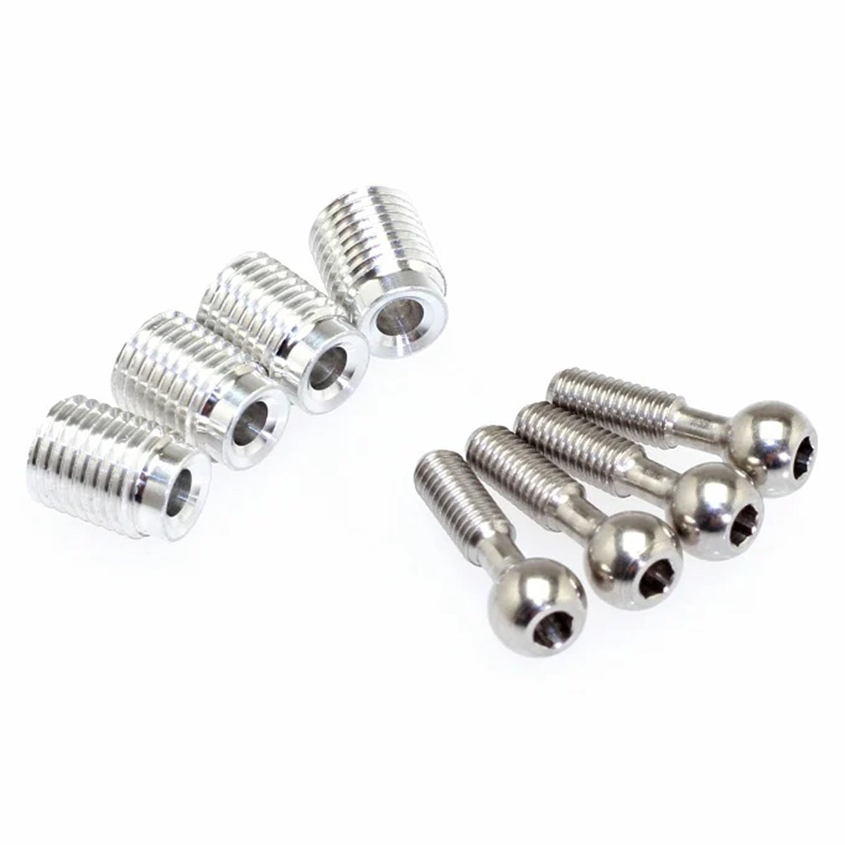 Pivot Ball 5mm & Adjuster, 1/16 Scale Original Parts, 4pc