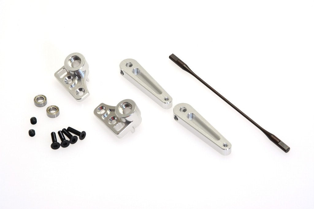 CNC Aluminum Sway Bar (Front or Rear, Silver Anodized)