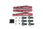 Front Upper & Lower Suspension Links (69mm, CNC Aluminum, Red