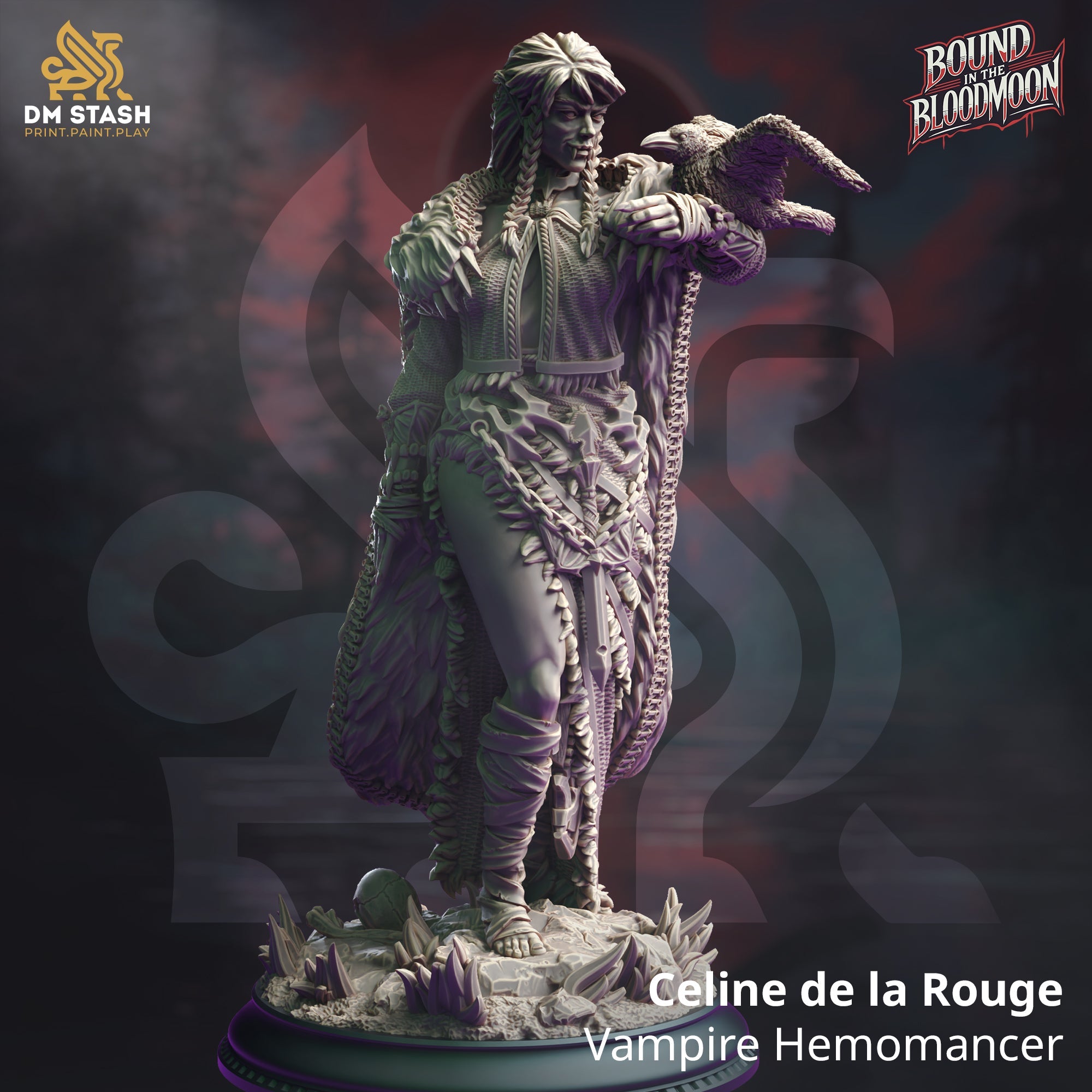 Celine de la Rouge (Female Vampire Druid) -