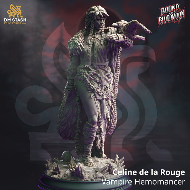 Celine de la Rouge (Female Vampire Druid) - Hover Image
