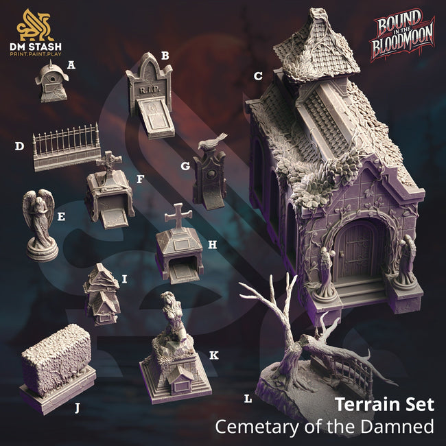Cemetery of the Damned (Graveyard Terrain) - Hover Image