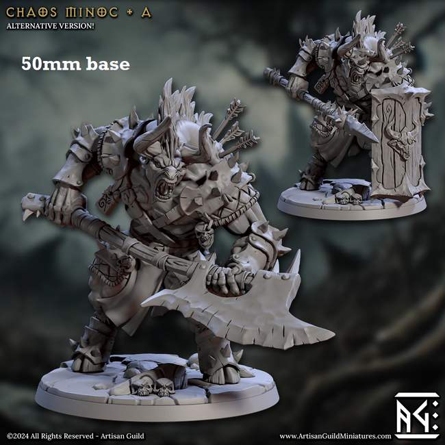 Chaos Minoc - Sculpt A (Minotaur) Hover Image