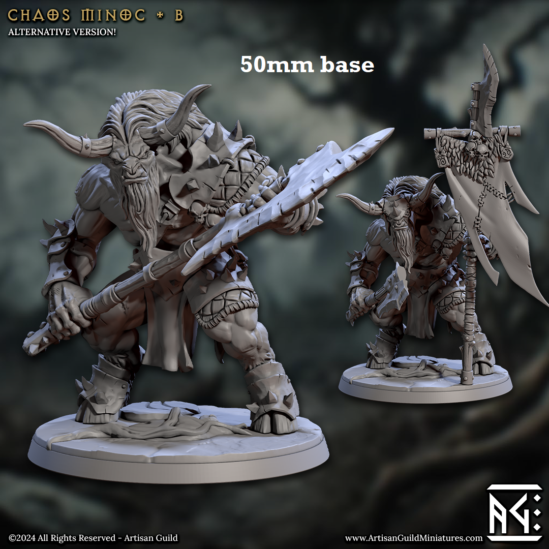 Chaos Minoc - Sculpt B (Minotaur) -