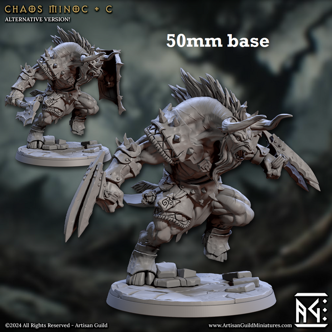 Chaos Minoc - Sculpt C (Minotaur) Hover Image