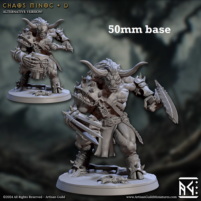 Chaos Minoc - Sculpt D (Minotaur) Hover Image