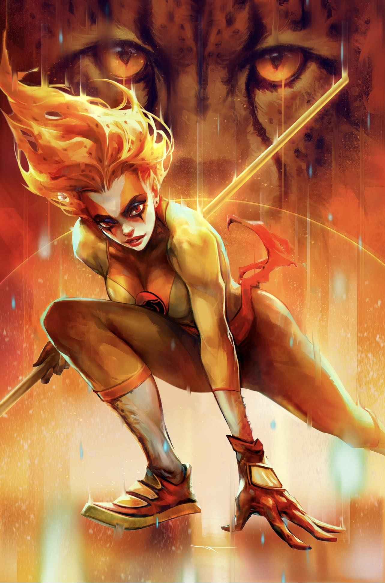 THUNDERCATS: CHEETARA #1 (IVAN TAO EXCLUSIVE VIRGIN VARIANT B) COMIC BOOK ~ Dynamite Main image