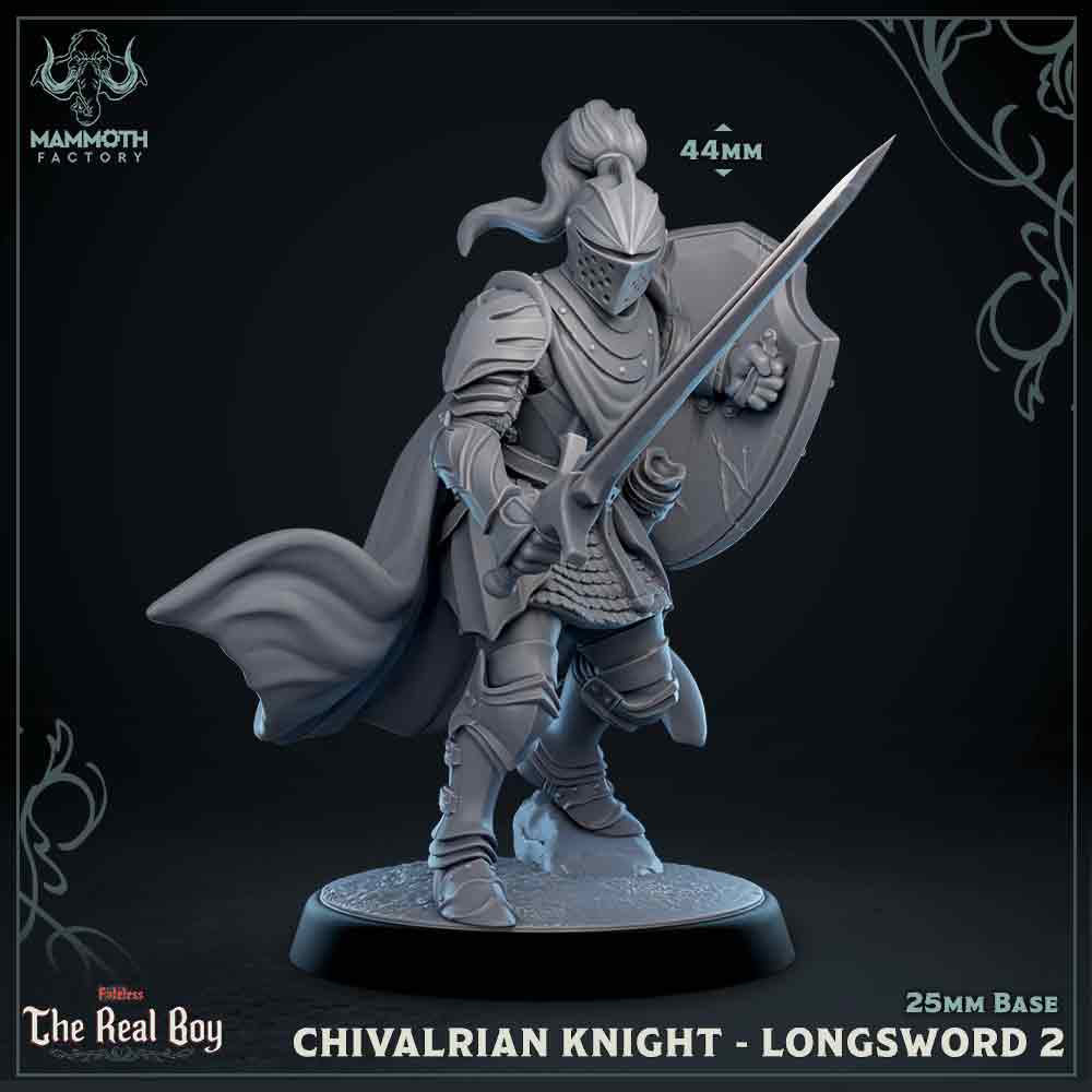 Chivalrian Knight with Longsword 2 (Paladin)