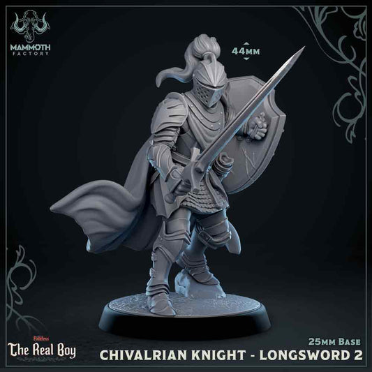 Chivalrian Knight with Longsword 2 (Paladin)