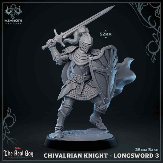 Chivalrian Knight with Longsword 3 (Paladin)